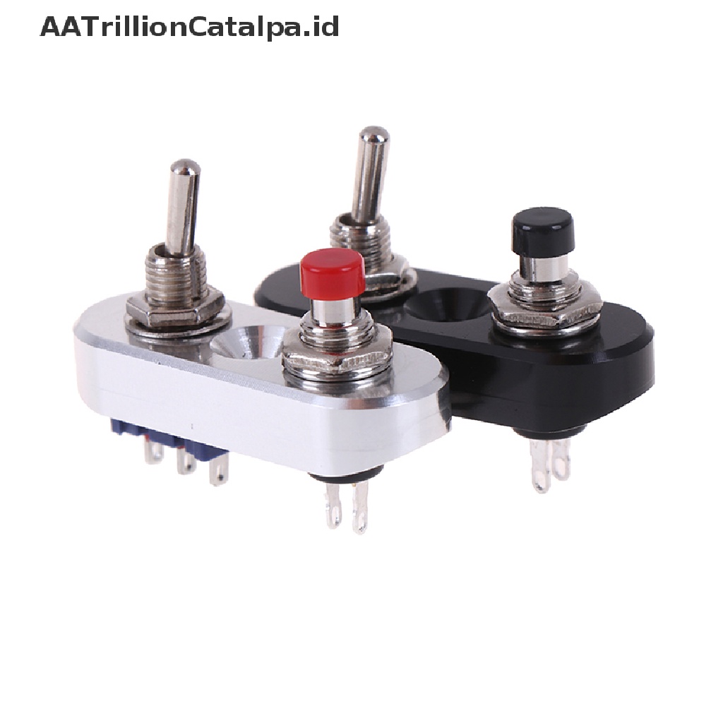 (AATrillionCatalpa) Saklar on-off Lampu Sein / Klakson Bahan CNC Untuk Stang Motor