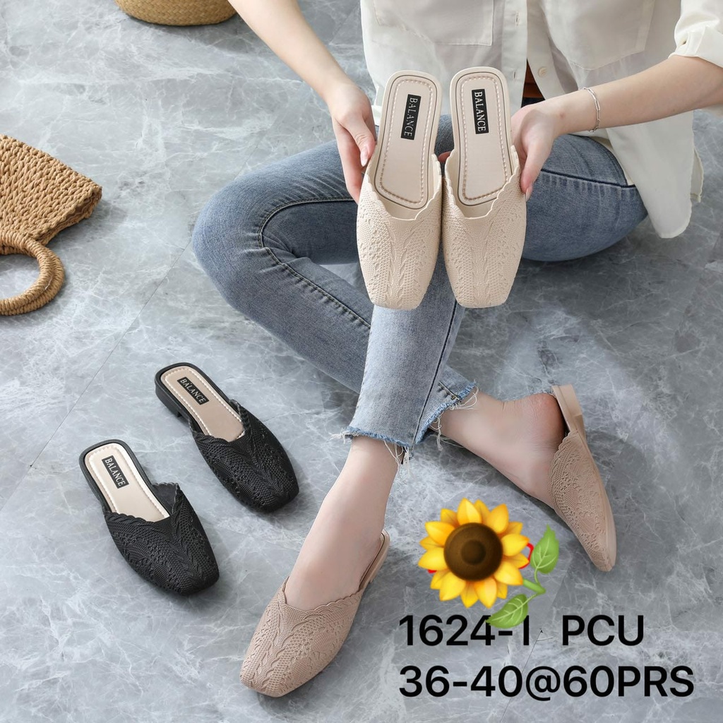 SANDAL SEPATU SENDAL FLAT SELOP JELLY WANITA TERKINI IMPOR  BY AGUNG STYLE BALANCE 1624-1