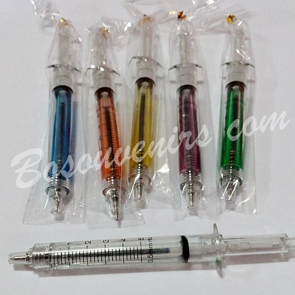 

PROMO LAUNCHING..!! Souvenir Pulpen Suntik Cair warna-warni