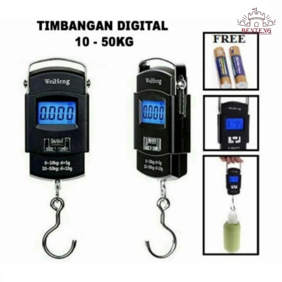 Timbangan Digital Gantung Portable Weiheng WH-A08