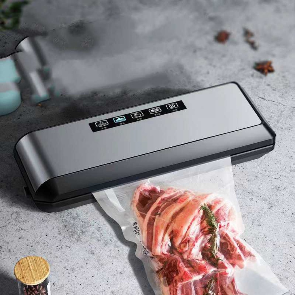 Pompa Vacuum Sealer Makanan Automatic Sealing Machine 80 KPA 110W