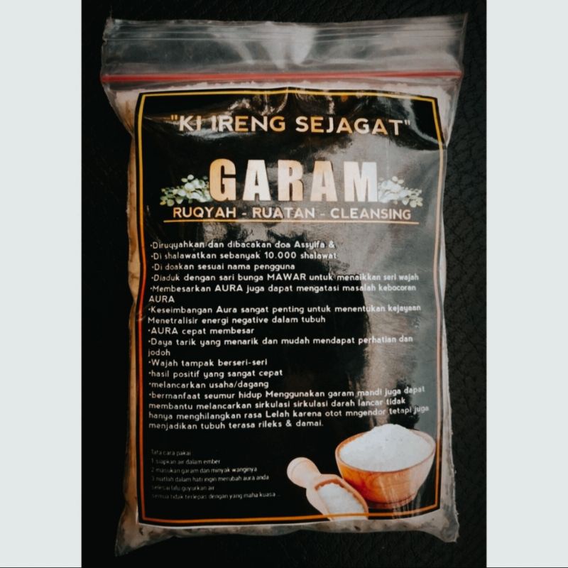 

Garam Cleansing Aura dan Ruatan