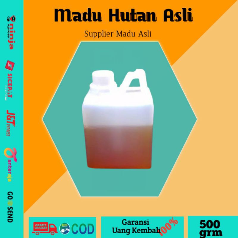 

Madu Murni Hutan Asli Pure Raw Honey 100% Madu Organik Premium Madu Hutan Liar Alami Termurah