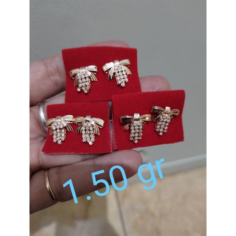 anting pita kecil berlian medan