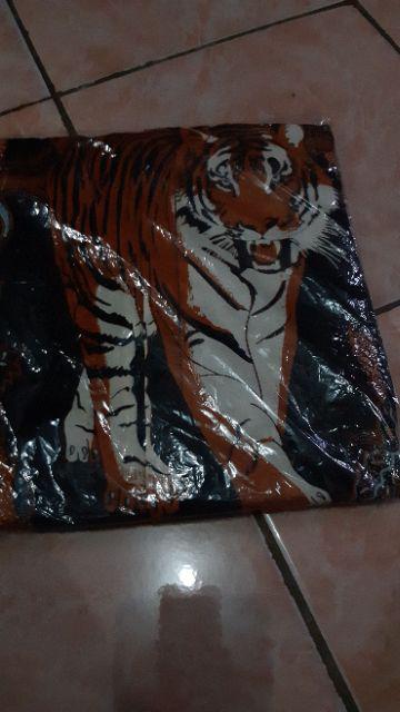 Kemeja Batik Pria Harimau Sumatera Batik Original Rajasakti Katun Cabut Sragenan