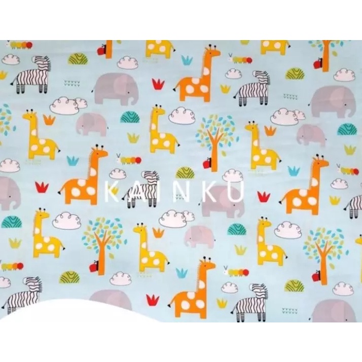 Bantal Guling Bayi / Baby Gift Set Newborn / Kado Bayi-Jerapah Biru