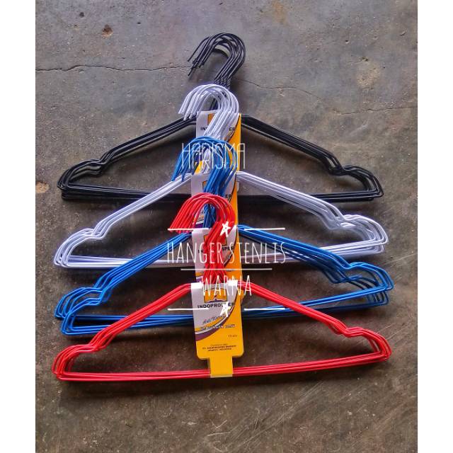 Hanger stenlis warna