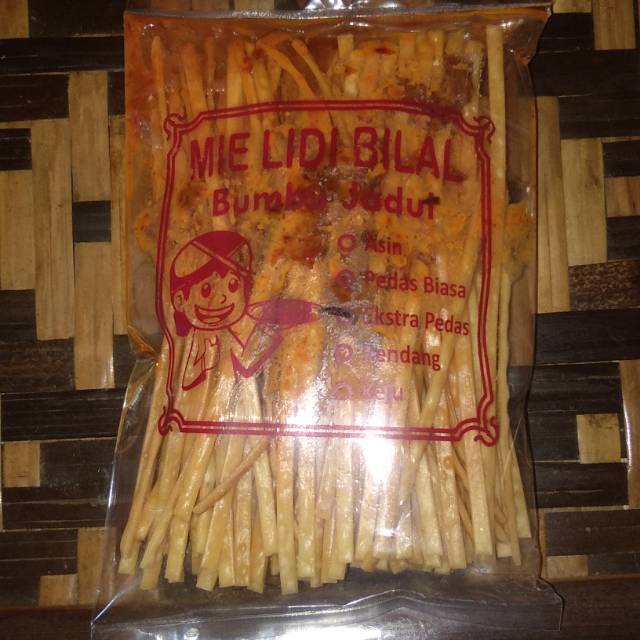 

Mie Pipih Bilal Extra Pedas