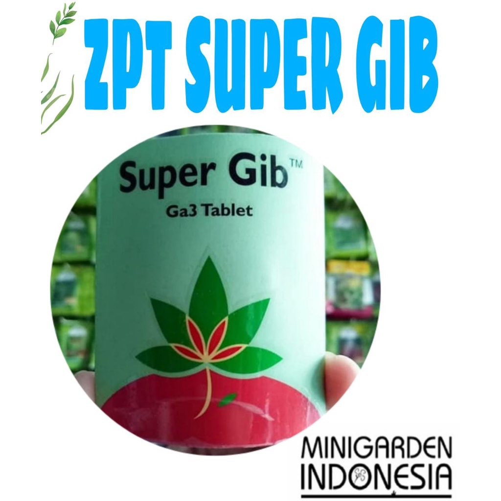 SUPER GIB 5 GRAM zat pengatur tumbuh GA3 tablet zpt gibberellin acid