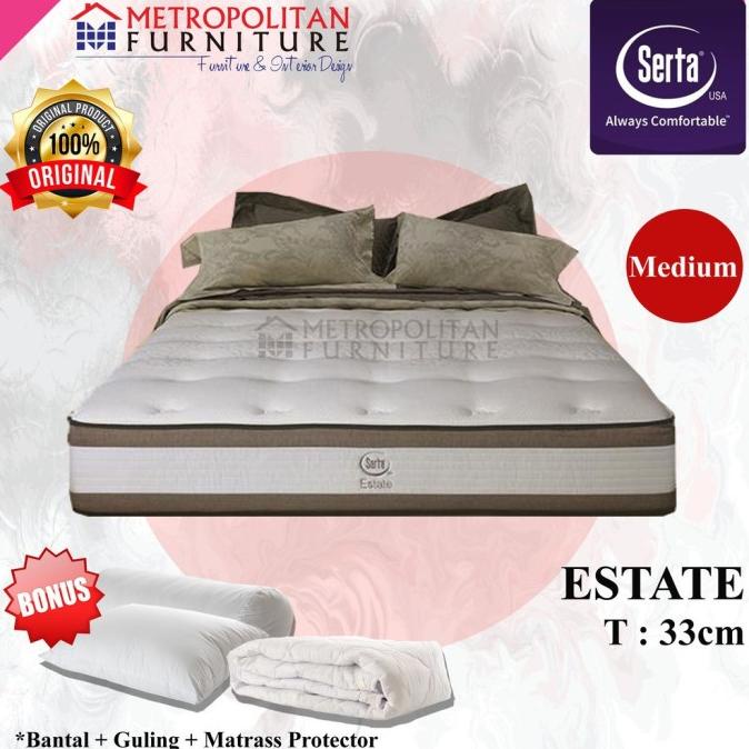 KASUR SPRINGBED SERTA ESTATE SPRING BED MATRAS DG61464EZ
