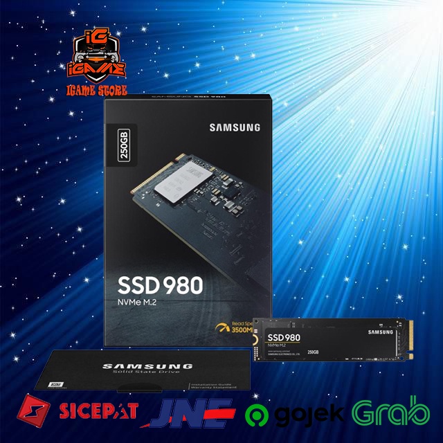 Samsung 980 250GB PCIE 3.0 M.2 NVMe Gen 3 x4 SSD TOP NAMPOLNYA