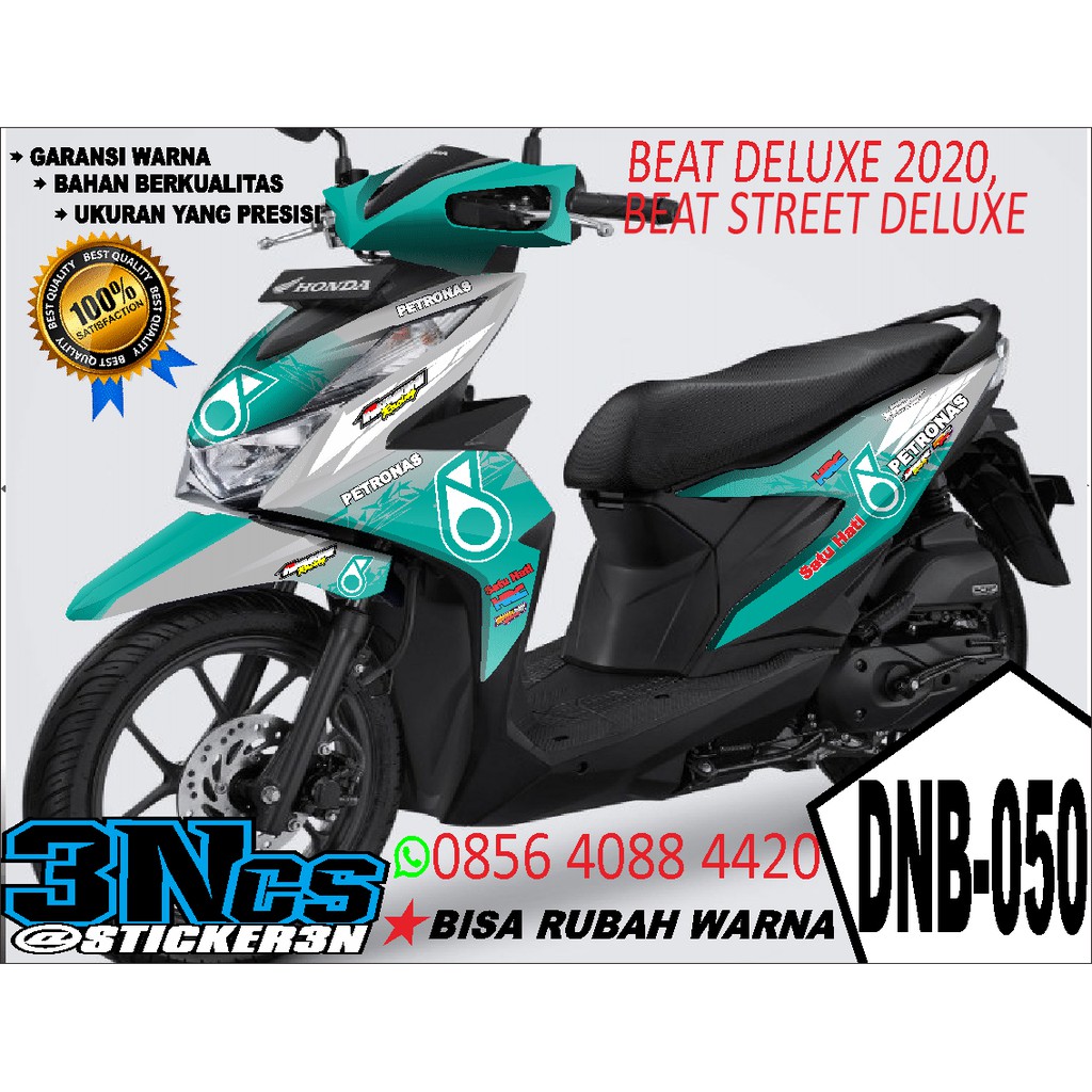 decal honda beat 2020 fullbodi srt petronas, decal honda beat deluxe 2020 fullbodi petronas srt, dec