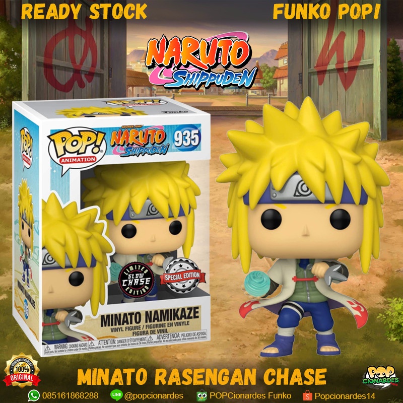 Figurine Pop Minato Namikaze chase glows in the dark (Naruto Shippuden) #935 pas cher | Figurine Pop
