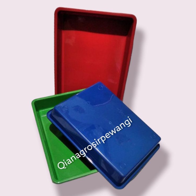 Hot item nampan plastik kotak no1/baki plastik polos ukuran 26cmx21cmx3.5cm