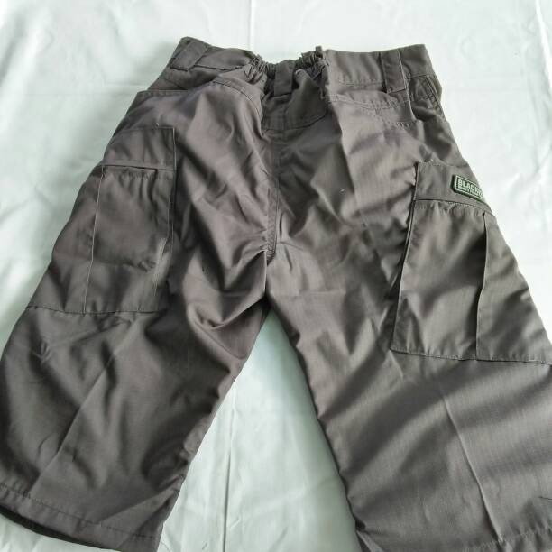 celana pendek helicon/blackhawk/tactical dark grey ripstop cotton