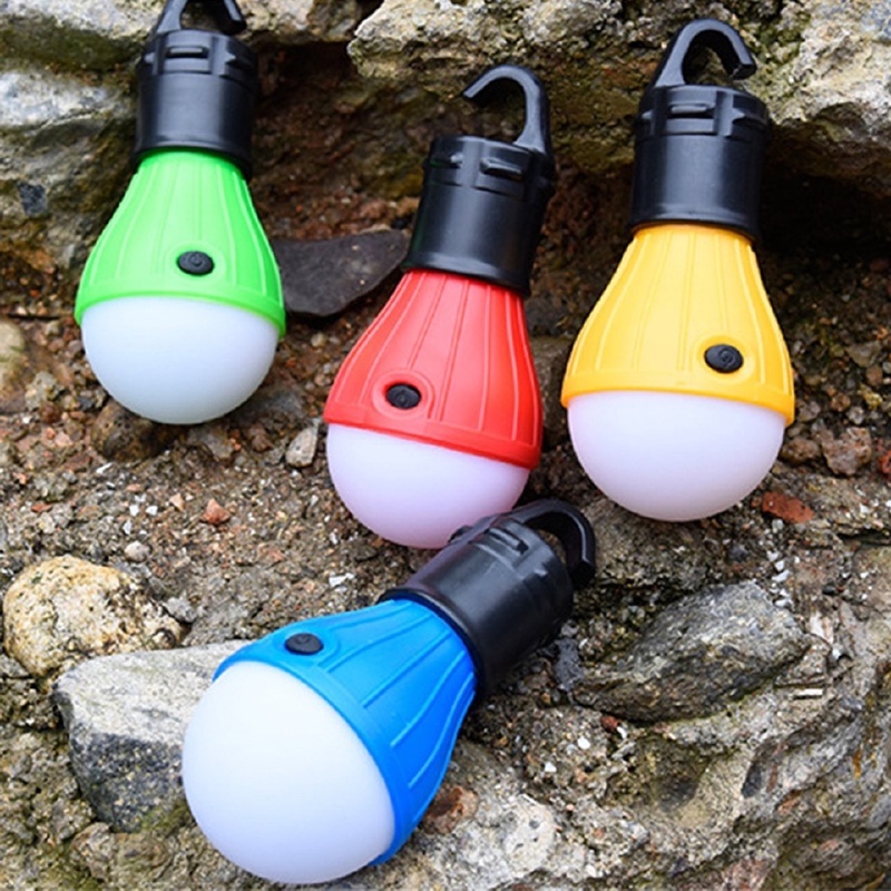 Lampu Bohlam Led Darurat Mini Portable Warna Acak Untuk Tenda Outdoor