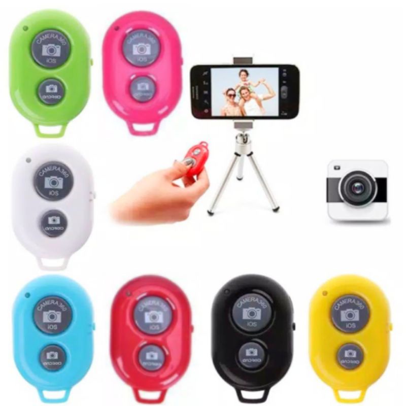 REMOTE BLUETOOTH SHUTTER CAMERA ANDROID IOS / TOMBOL KAMERA TOMSIS, •BEPINK OFFICIAL•