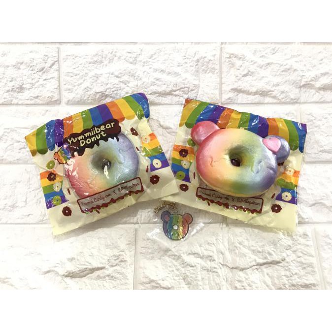 Promo Awal tahun Squishy Licensed  Yummiibear Donut (Rainbow) Promo Awal tahun