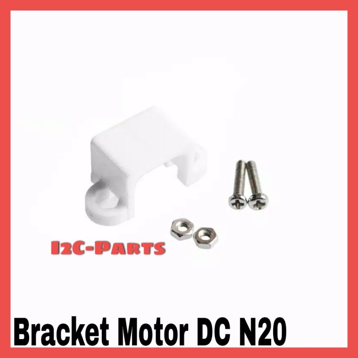 Bracket Motor DC Gearbox N20 Holder braket mini + baut m2