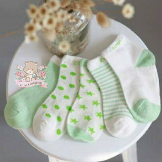 Kaos Kaki Bayi Green SL 6.02 / Kaos Kaki Baby / Baby Socks