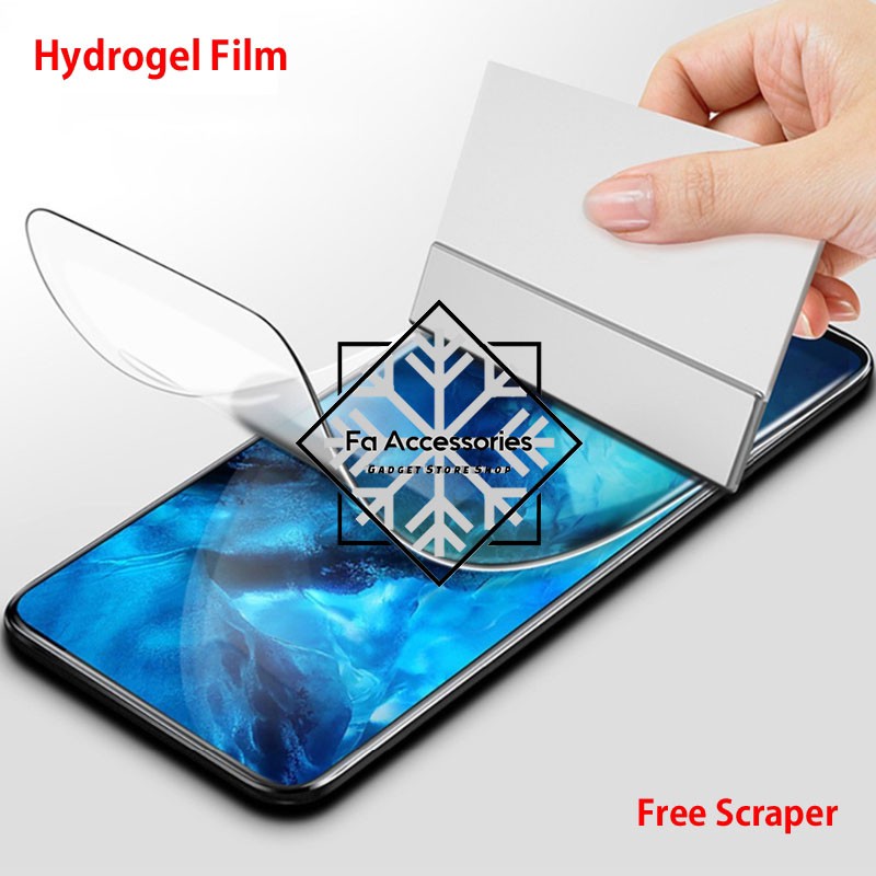 FA ANTI GORES JELLY HYDROGEL VIVO V5 V21 V23 5G V23E V25 V25E V25PRO V27 V27E V27PRO V5S V7 V9 E PLUS LITE PRO FULL SCREEN PROTECTOR GUARD SHOCK