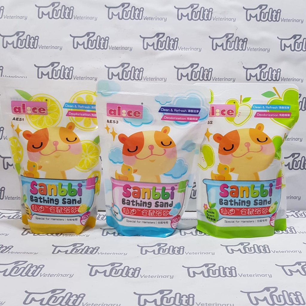 SANBBI 500 gr Bathing Sand Pasir Mandi Hamster Wangi