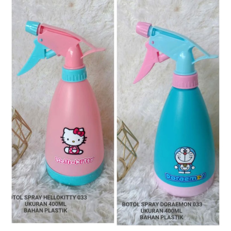 BOTOL SPRAY HELLOKITTY/BOTOL SPRAY DORAEMON/BOTOL SPRAY KARAKTER/BOTOL SPRAY/BOTOL HELLOKITTY/BOTOL 