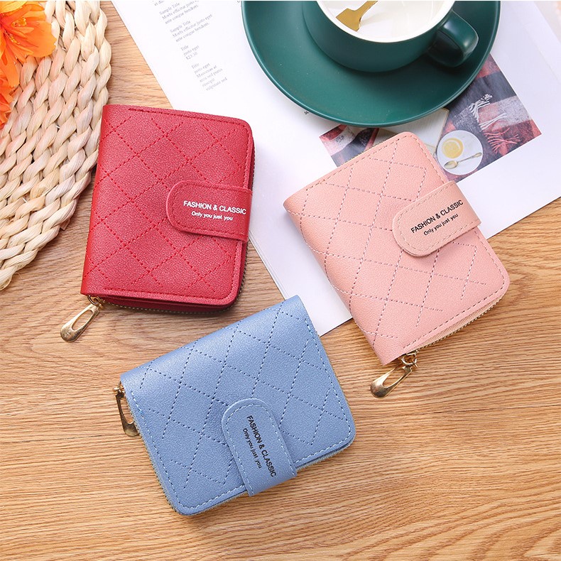 #LC-Wallet WD911 Dompet Wanita Import Dompet Lipat Wanita