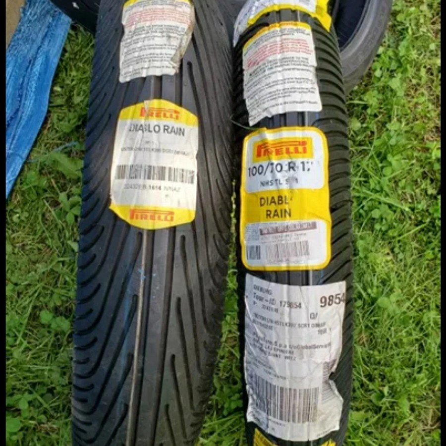 PIRELLI IMPORT PAKET BAN SEPASANG 100/70/17 & 125/70/17 DIABLO RAIN
