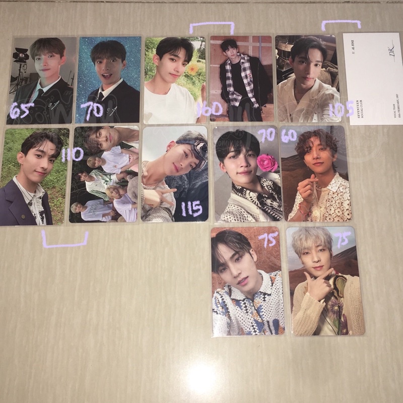 pc photocard dk birthday package selca soco kembang social club alfine jasbir jumatan dicon vocal te