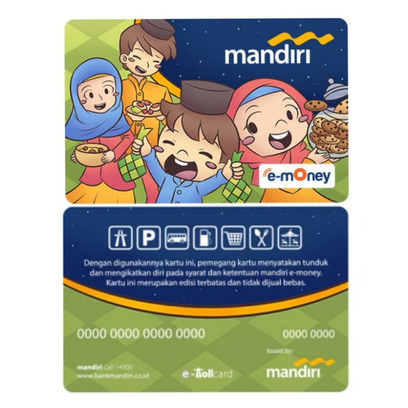 Mandiri e-Money Spesial RAMADHAN - BERBAGI KEBERSAMAAN ORI /Like eTOLL Tapcash Flazz or Brizzi