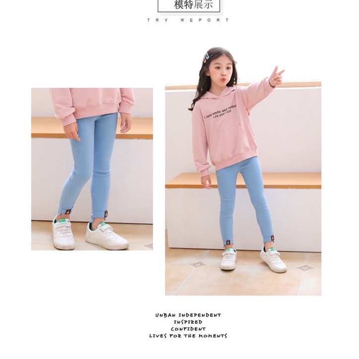 Celana Panjang Anak Perempuan / Legging Anak Perempuan Cewek / Jegging Anak Cewek / Celana Panjang Fashion Anak Bahan Katun Stretching/ Leging Anak Import / Celana Panjang Anak Remaja / Celana Panjang Anak Tanggung 3 T s.d 12 T Jeging Model Korea Import