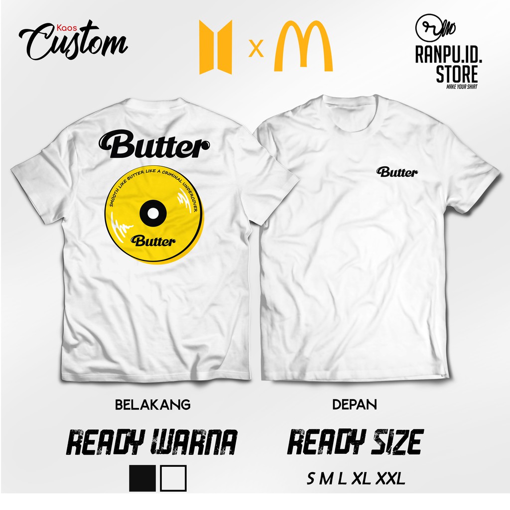 T-Shirt Kaos BTS Butter