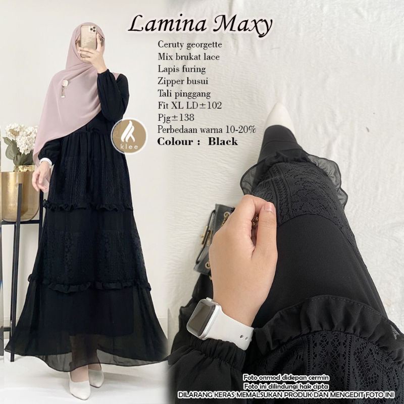 Lamina Maxy Gamis Wanita by Ratu Mulabees