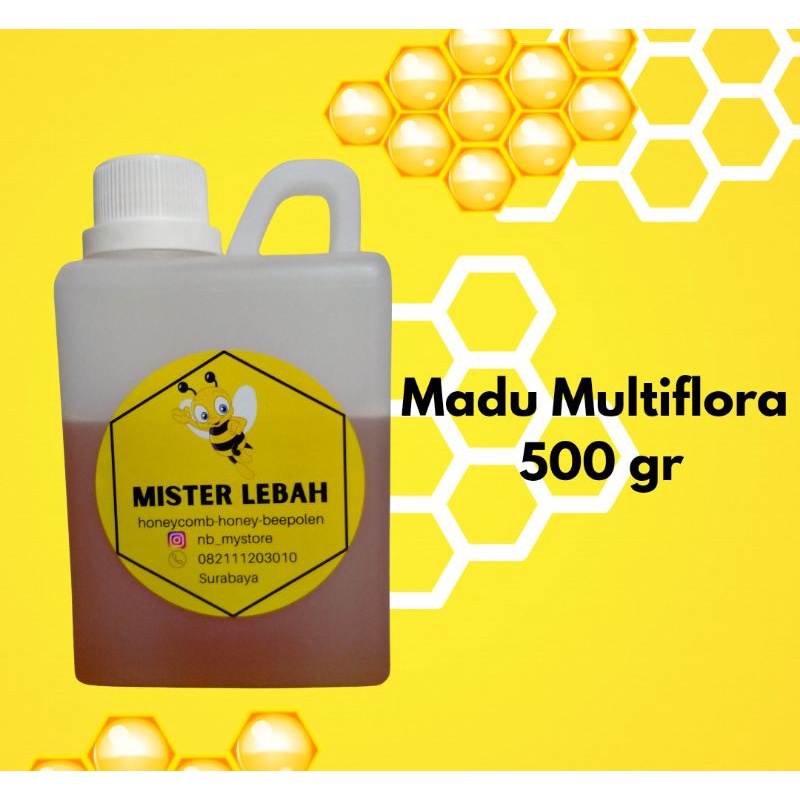 

Madu Mister Lebah Multiflora 500gr