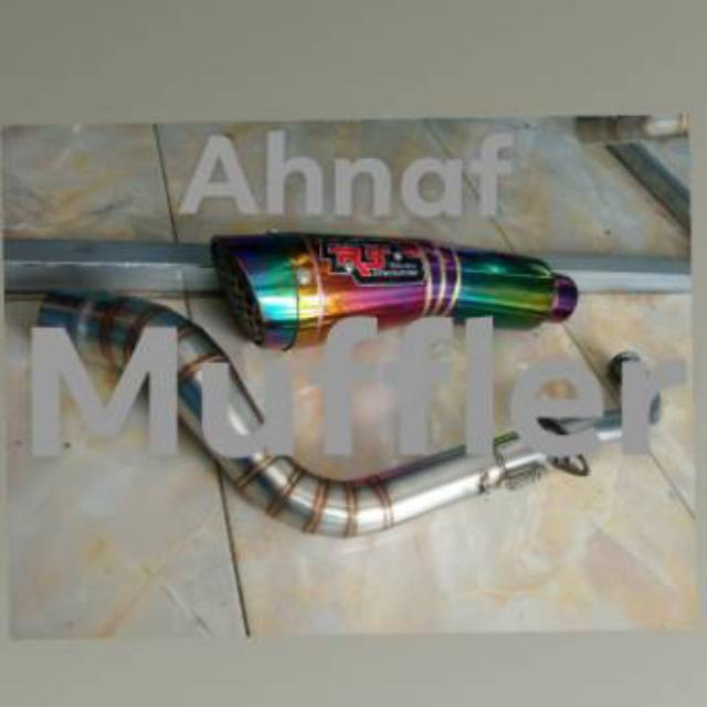 Knalpot r9 pelangi pnp NMAX,PCX,aerox,VARIO