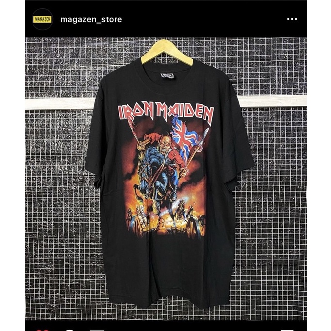 kaos Iron Maiden tag the roxx the maxx