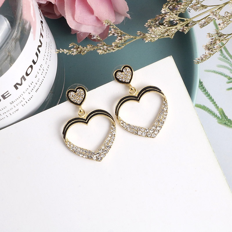 Anting 925 Silver Needle Gaya Korea Untuk Wanita