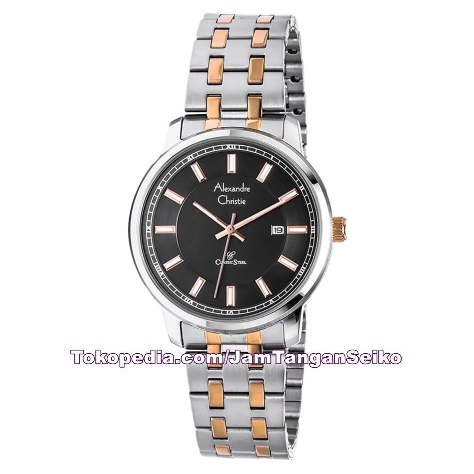 Jam Tangan Pria Alexandre Christie AC 8511 MD BTRGR Original Stainless