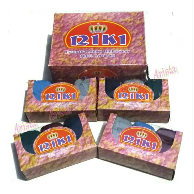 [Isi 3pcs] Celana Dalam Pria Riki Murah Bahan Adem