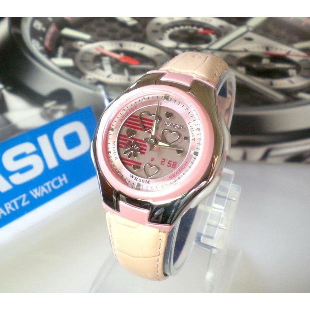 Jam Tangan Casio Poptone Original Wanita LCF 10L 4A