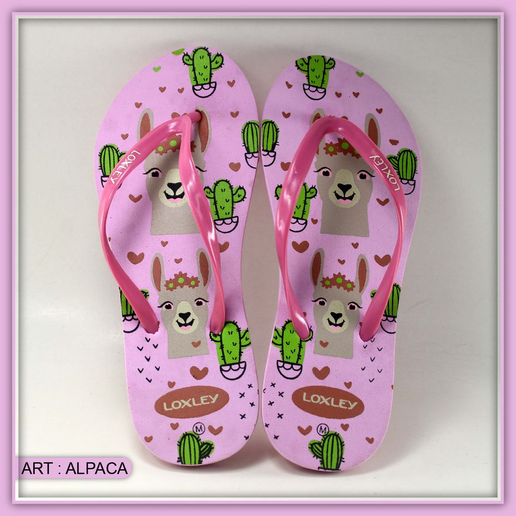 Loxley Sandal Jepit Wanita   Alpaca - Limited Edition