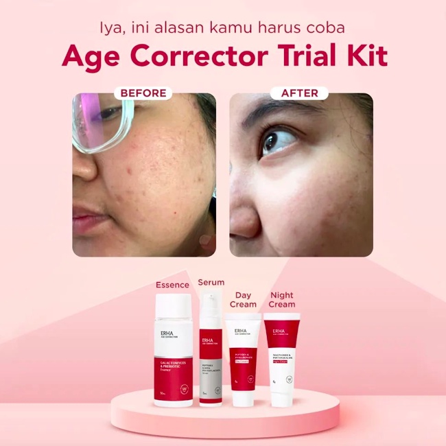 ERHA Age Corrector Series | Serum Day Night Cream Essence