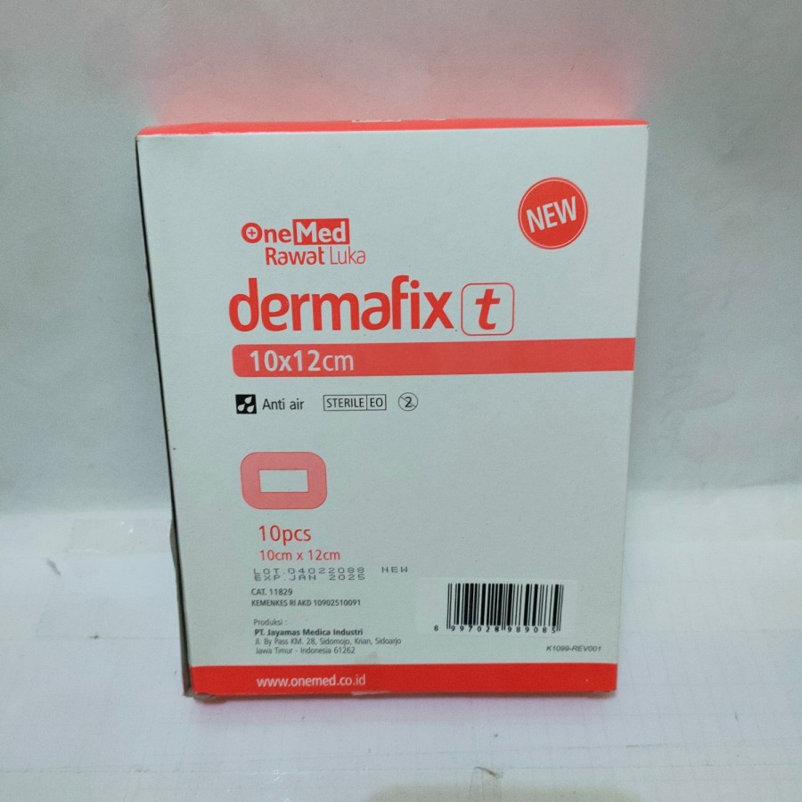 Dermafix 10 x 12 onemed / Plester rawat luka anti air / Dermafix / Onemed / Dermafix 10x12