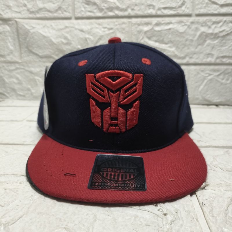 COD topi anak hip hop / topi snapback anak bordir / topi HH anak laki-laki motif TRANSFORMER