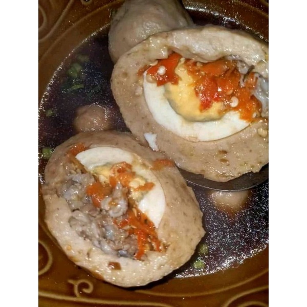 

baso telur cincang