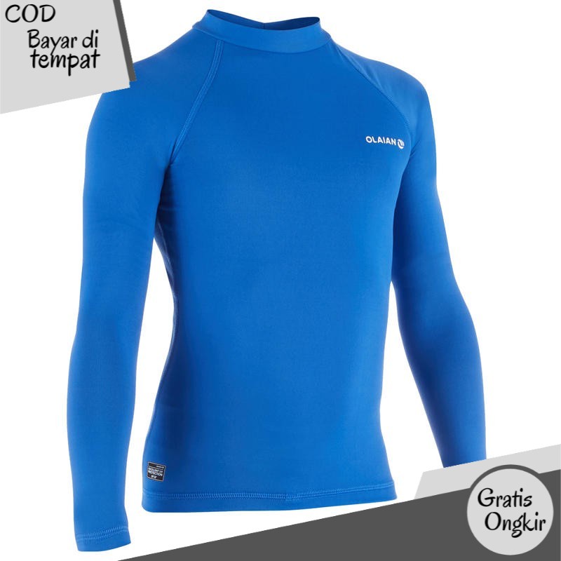 Decathlon Olaian Kids Surf Uv Top Blue - 8526436 TN2