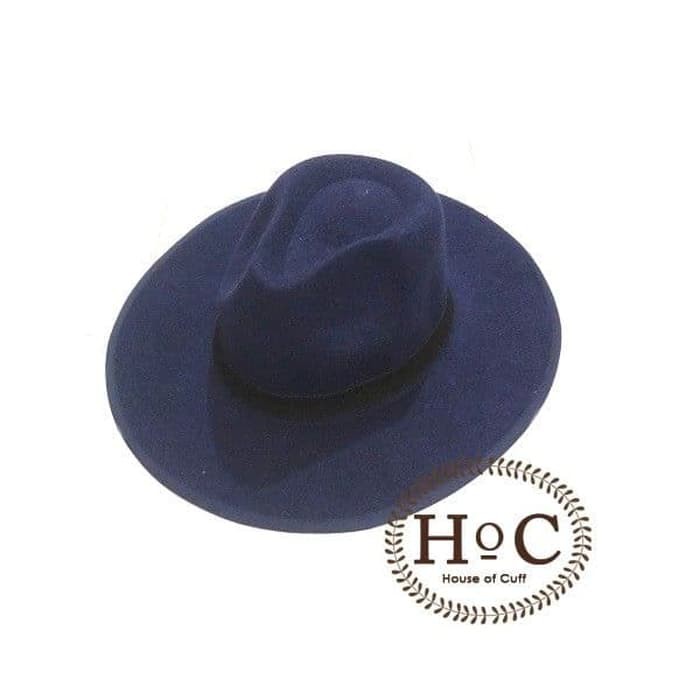 navy blue panama hat