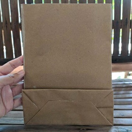 

Kantong Kertas Polos Coklat Tas Bungkus snack/Paper Bag souvenir