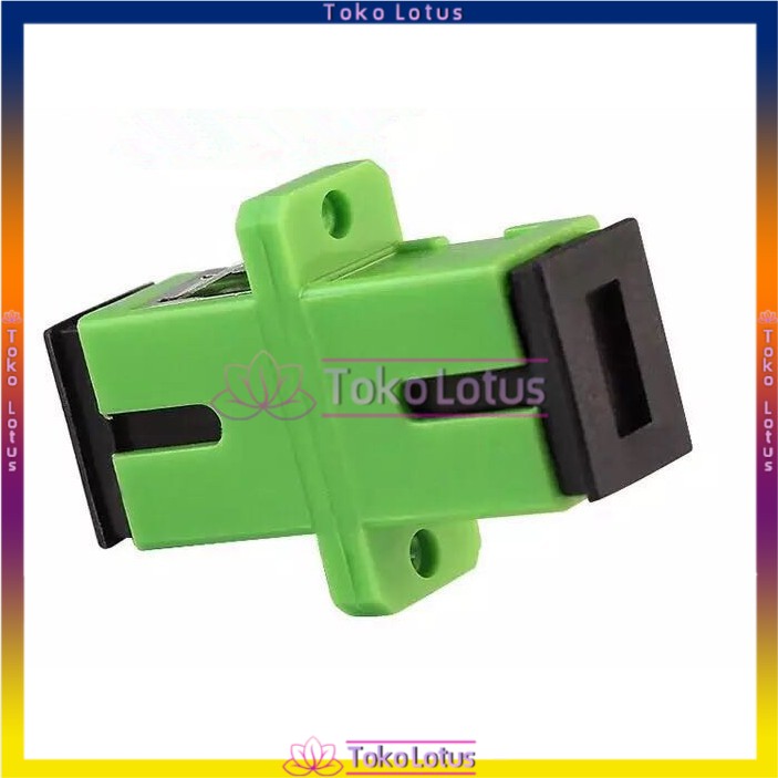 [BISA COD] 1Pcs Adapter Konektor Coupler Flange Coupler SC-APC untuk Kabel Seat Optik Terbaru